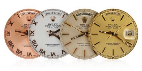 special rolex dials|Rolex dial types.